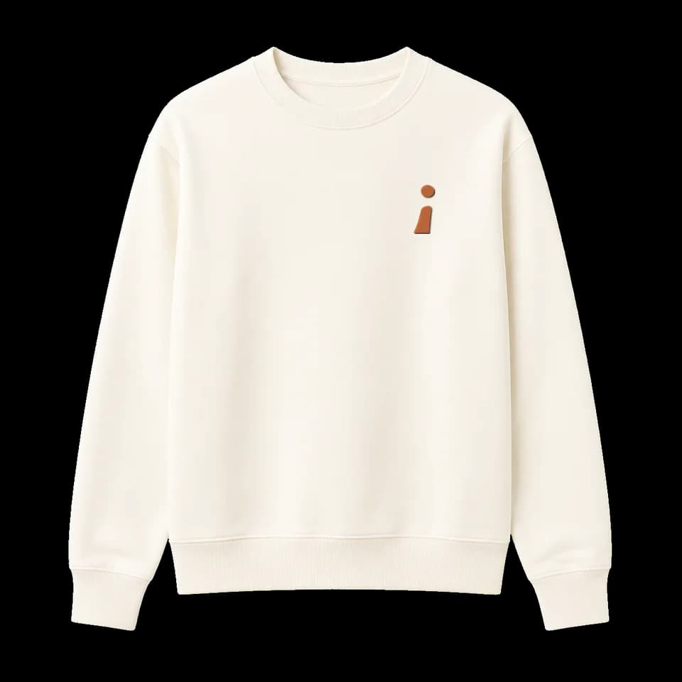 Sudadera blanca para equipo de empresa