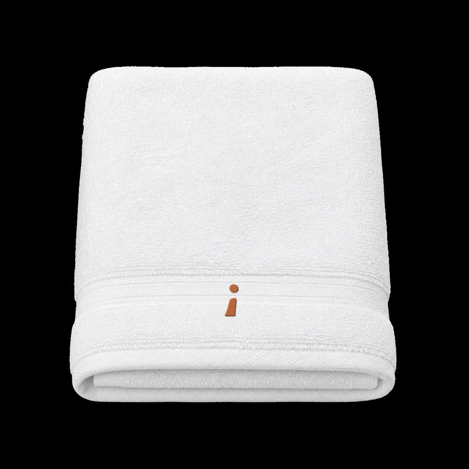 Toalla blanca para personalización textil