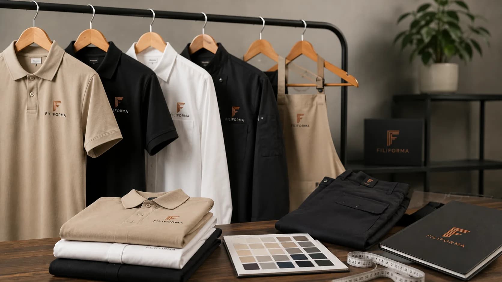 Selección de prendas y materiales para crear uniformes corporativos de empresa